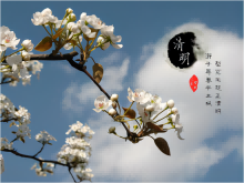 梨花風(fēng)起正清明，游子尋春半出城